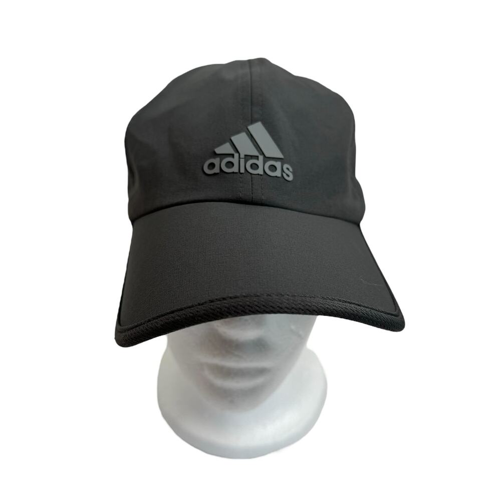 Adidas Aeroready Solid Gray Hat Running Cap Adjus… - image 1